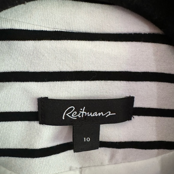 Reitmans striped black & white vest - Picture 3 of 3